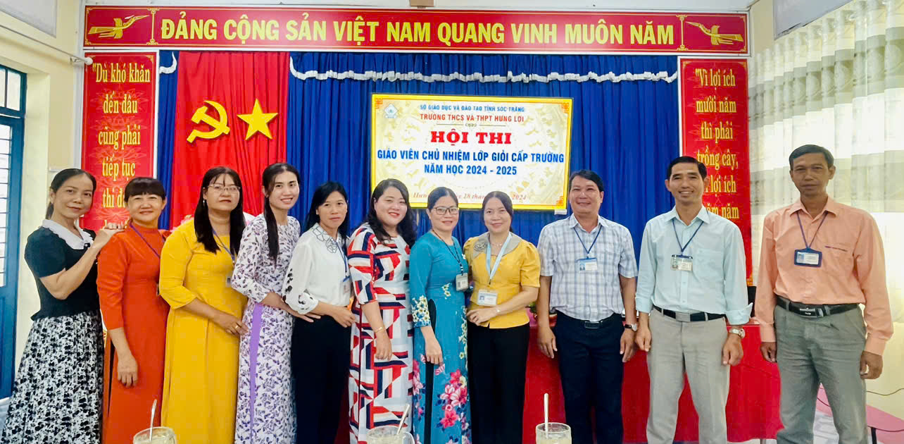 HỘI THI "GIÁO VIÊN CHỦ NHIỆM LỚP GIỎI" CẤP TRƯỜNG NĂM HỌC 2024-2025