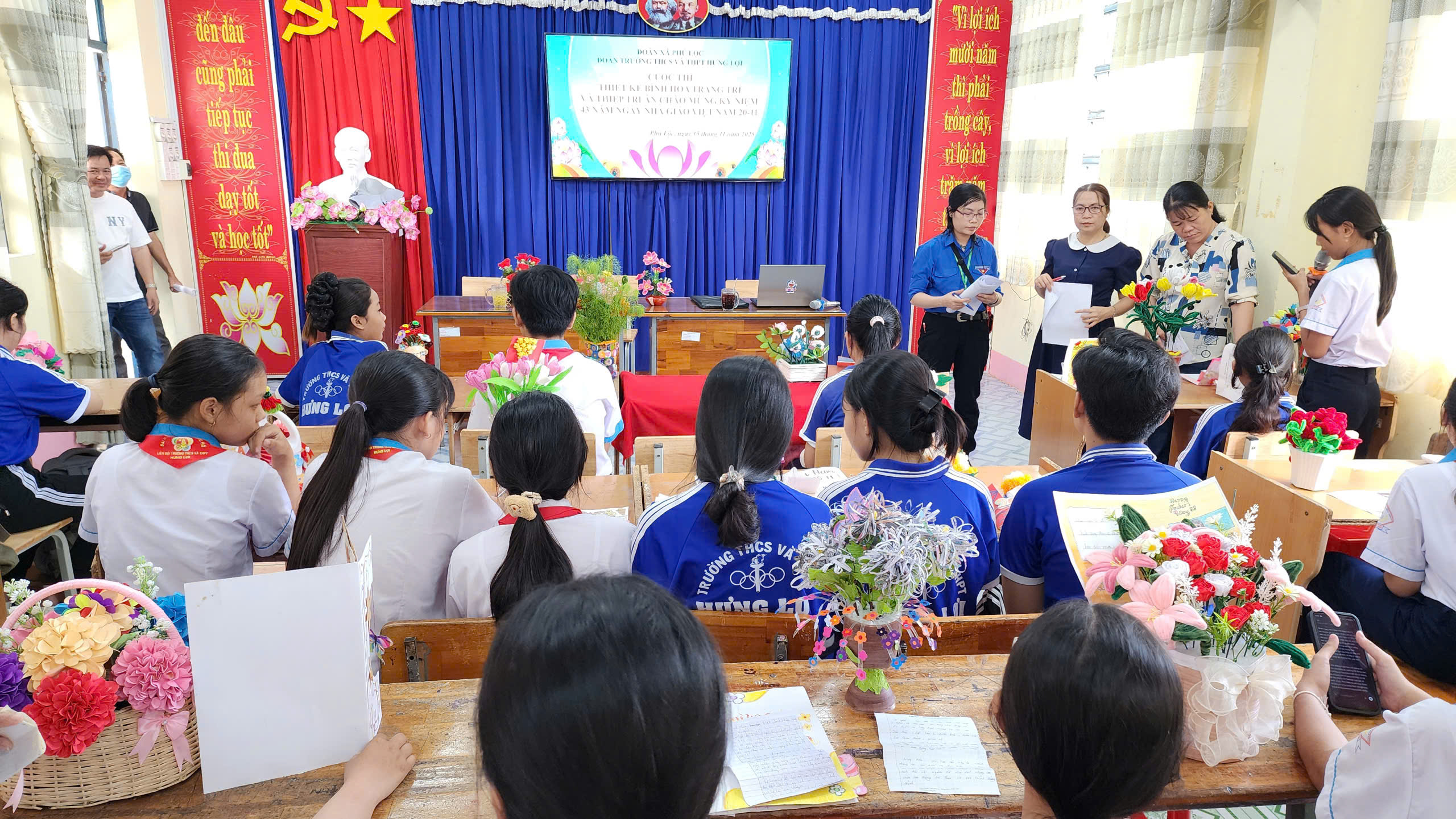 TRƯỜNG THCS VÀ THPT HƯNG LỢI TỔ CHỨC THÀNH CÔNG CHUỖI HOẠT ĐỘNG CHÀO MỪNG NGÀY NHÀ GIÁO VIỆT NAM 20/11/2025