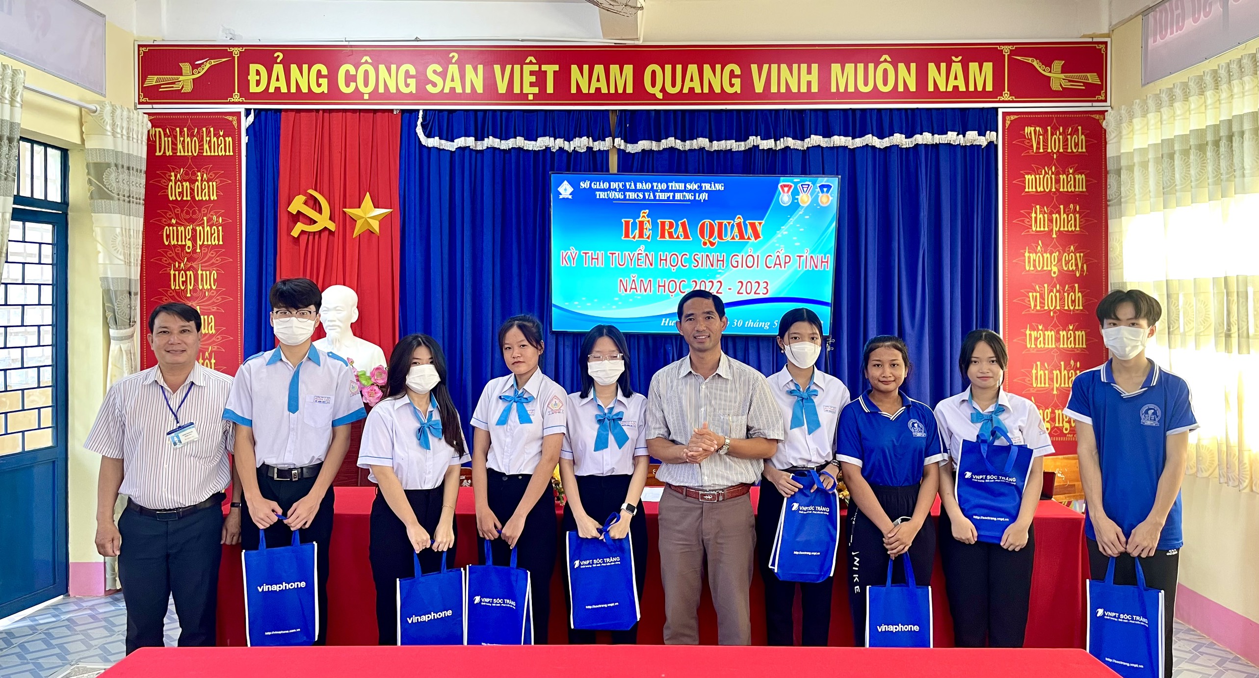 Lễ ra quân kỳ thi tuyển học sinh giỏi cấp tỉnh khối THPT năm học 2022-2023